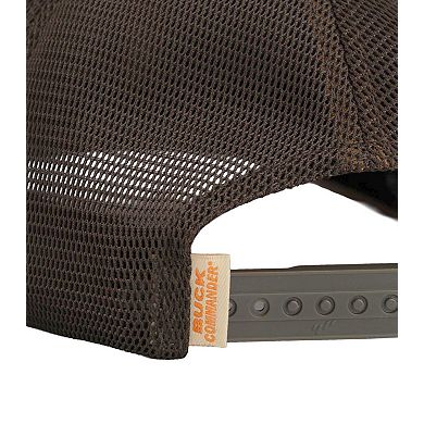 Men's Legendary Whitetails Buck Commander Corduroy Leather Patch Hat