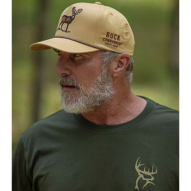 Men's Legendary Whitetails Buck Commander Roped Men's Legendary Whitetails Buck 5 Panel Hat
