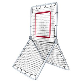 3.5 ft x 6 ft Baseball Rebound Net with High-Density PE Netting and Frame