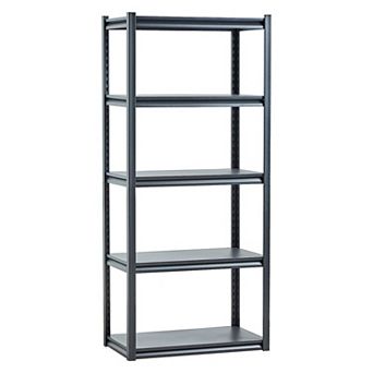 Metal Utility Shelving Unit with Quick-Lock Adjustable Shelves
