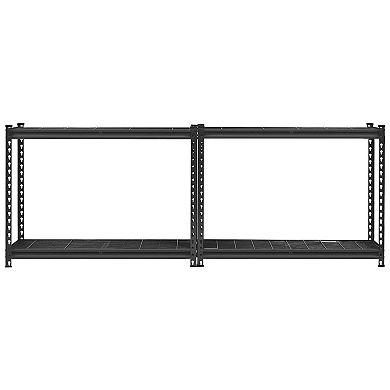 Heavy-Duty Steel Storage Rack for Garage, Workshop, Kitchen, or Utility Room
