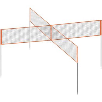 Backyard Volleyball Net with PE Netting, 420D Oxford Cloth, and Adjustable Height
