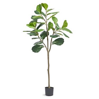 Artificial Floor Plant with Adjustable Branches for Indoor Home Decor