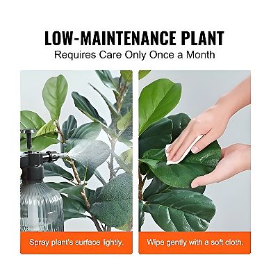 Artificial Floor Plant with Adjustable Branches for Indoor Home Decor