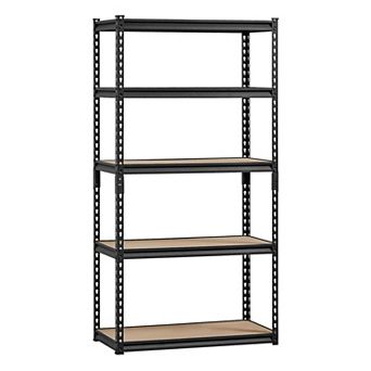 Heavy-Duty Steel Storage Rack with Tool-Free Assembly for Garage or Home