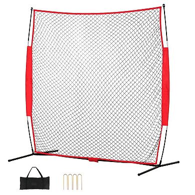 Multi-Sport Barrier Net 7×7 ft for Baseball, Softball, Soccer and Basketball