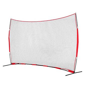 Multi-Sport Practice Net 16×10 ft for Baseball, Softball, Soccer and Basketball
