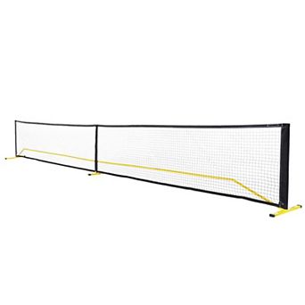 22 FT Portable Pickleball Net System with Center Support and Easy Setup