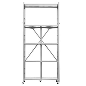 Heavy-Duty Mobile Shelving Unit for Pantry, Kitchen, or Event Space