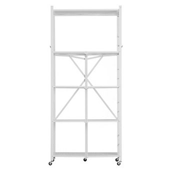 Heavy-Duty Mobile Shelving Unit for Pantry, Kitchen, or Event Space