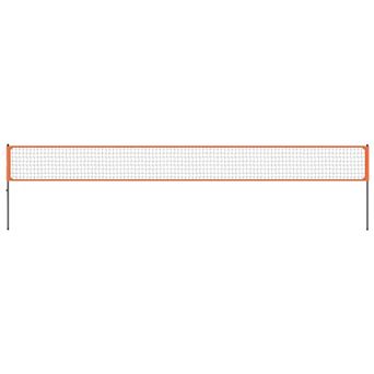 Portable Volleyball Net Set with Aluminum Poles, Winch Tension, and Carry Bag