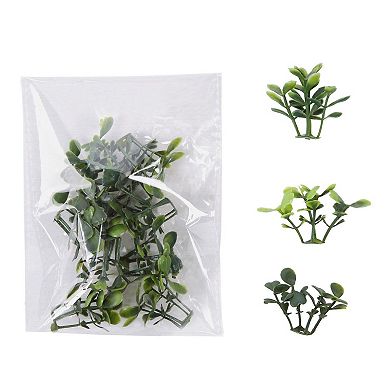 Set of 2 Artificial Spiral Topiary Trees 4ft, Green PE Plants for Indoor Outdoor Decor