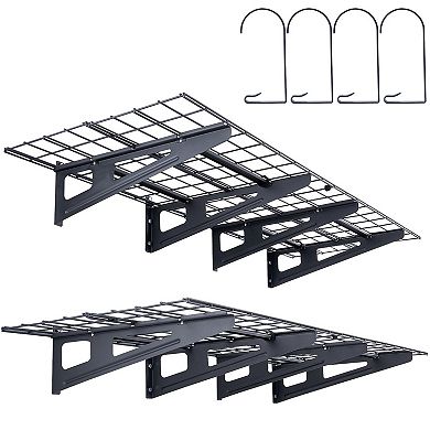 Heavy-Duty Steel Wall Rack for Hand Tools, Power Tools, and Accessories
