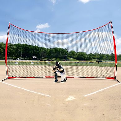 20 ft x 10 ft Sports Barrier Net for Backyard Baseball, Softball and Soccer