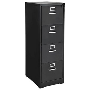 Lockable Office File Cabinet with Full-Extension Drawers and Rib Frame Design