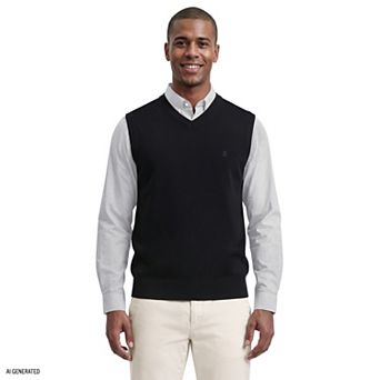 Men's IZOD Fine Gauge V-Neck Sweater Vest