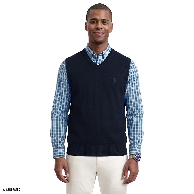 Men's IZOD Fine Gauge V-Neck Sweater Vest