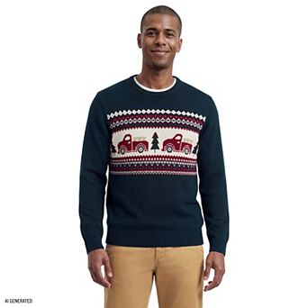 Men's IZOD Fair Isle Holiday Sweater