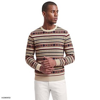 Men's IZOD Fair Isle Crewneck Sweater