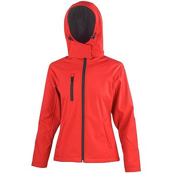 Result Core Womens/Ladies Lite Hooded Softshell Jacket