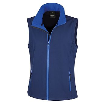 Result Womens/Ladies Softshell Body Warmer