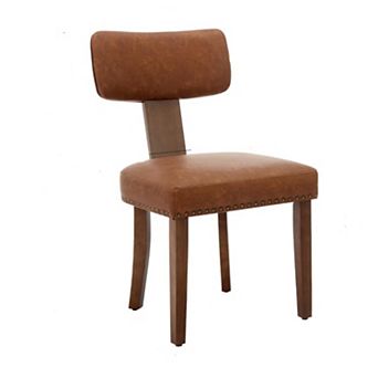 Modern Dining Chairs, Upholstered Kitchen & Living Room Accent Chairs with Padded Seat, Set of 4