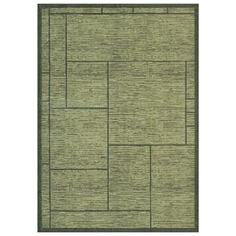 Modern Geometric Area Rug Non Slip Ultra Thin Machine Washable Floor Rug for Living Room Bedroom