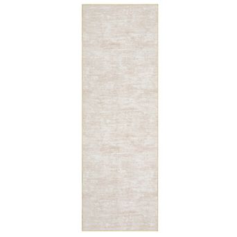 Contemporary Plain Texture Area Rug for Living Room Ultra Thin Non Slip Washable Rug for Home Decor