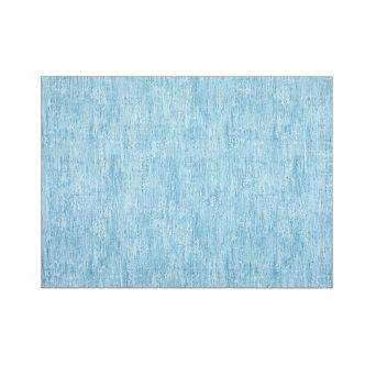 Contemporary Plain Texture Area Rug for Living Room Ultra Thin Non Slip Washable Rug for Home Decor