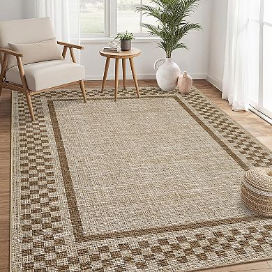 Modern Geometric Minimalist Area Rug for Bedroom Ultra Thin Non Slip Washable Soft Rug for Laundry