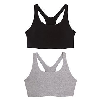 The Serena - Wireless Racerback Cotton Sports Bra 2-Pack