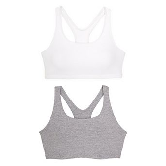 The Serena - Wireless Racerback Cotton Sports Bra 2-Pack