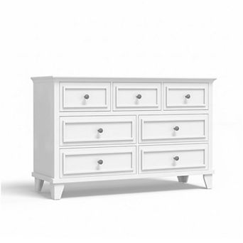 IDEALHOUSE 7-Drawer Wide Dresser TV Stand
