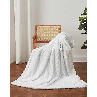 IDEALHOUSE Waffle Heated Blanket