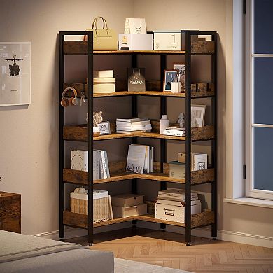 IDEALHOUSE Convertible 5-Tier Bookshelf