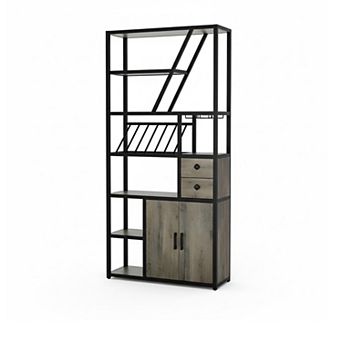 IDEALHOUSE LED Wine Bar Cabinet