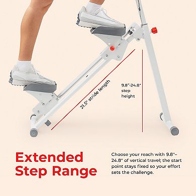 Sunny Health & Fitness Foldable Smart Cardio Step Climber