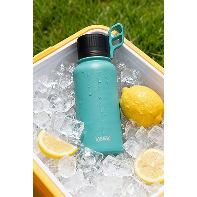 VEEVA Scented Water Bottle (32 oz) with 3 Aroma Pods + Straw