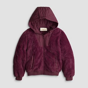 Girls 4-16 madden girl Full Zip Fleece Jacket