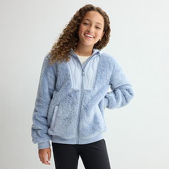 Girls 4-16 madden girl Full Zip Fleece Jacket