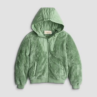 Girls 4-16 madden girl Full Zip Fleece Jacket