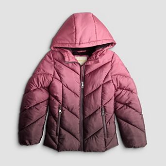 Girls 4-18 madden girl Hooded Puffer Jacket