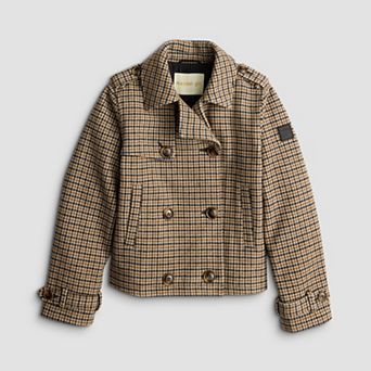Girls 4-16 madden girl Cropped Trench Jacket