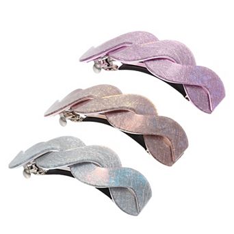 3 pc Hair Clips Barrettes for Women Elegant French Barrettes Retro Hair Accessories