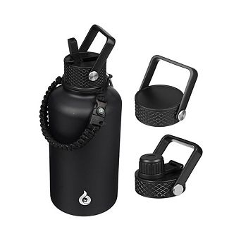 Water Bottle with 3 Lids