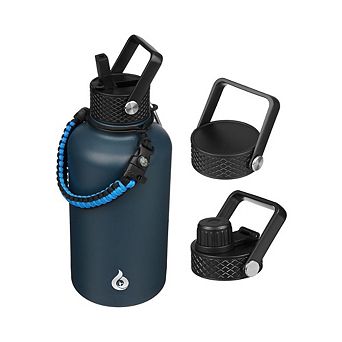 Half-Gallon Water Bottle with 3 Lids