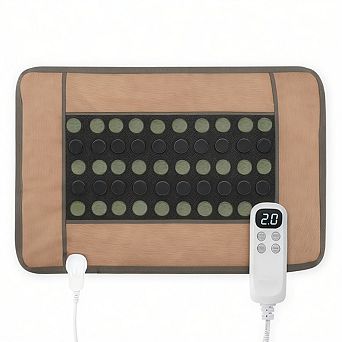 Garvee Infrared Jade Heating Pad LCD Digital Display 6 Heat 3 Timer Settings for Therapy 32"*21"