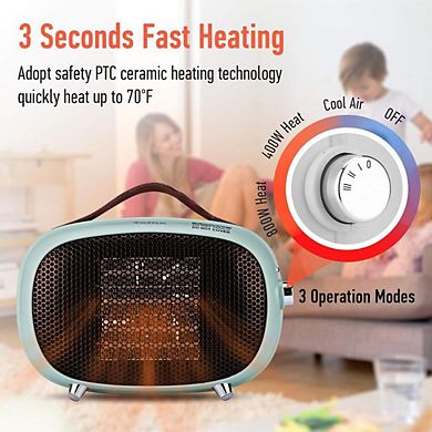 PTC CERAMIC HEATER WITH OVERHEAT PROTECTION