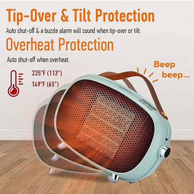 PTC CERAMIC HEATER WITH OVERHEAT PROTECTION