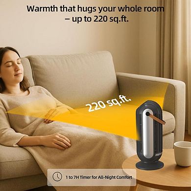 1500W PORTABLE HEATER WITH REMOTE CONTROL